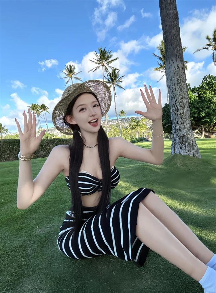 2026 Summer Sexy Striped Bikini Set for Women: High-Quality Beachwear