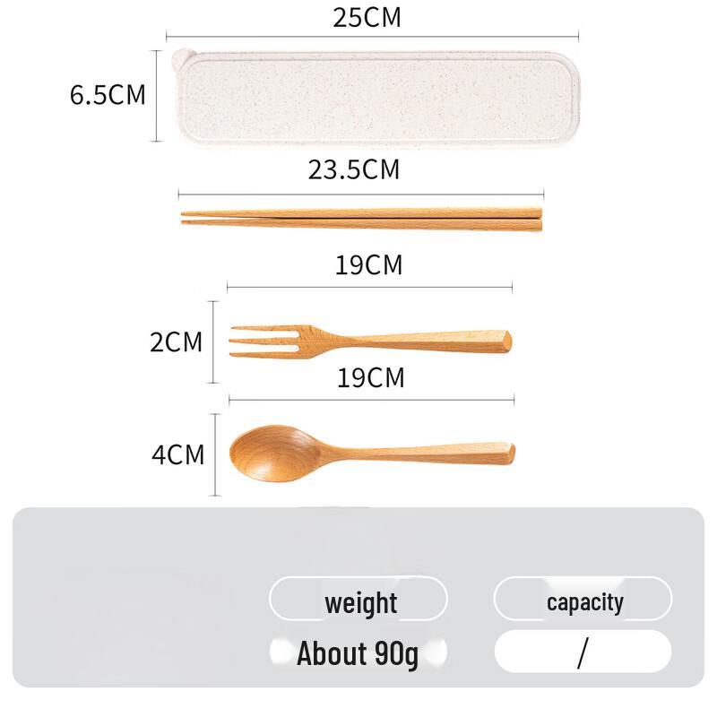 Abay Portable Enamel Cutlery Set