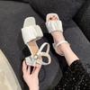 Fashion Shoes Slippers Soft Low Slides Women Heels Fashion Comfort Flat High Luxury Scandals Rome Pumps Fabric Casual PU TPR Hoof