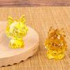 Crystal Mini Twelve Zodiac Ornaments Cute Little Animal Model Mouse Ox Tiger Rabbit Dragon Snake Desktop Decor Home Decor Gifts