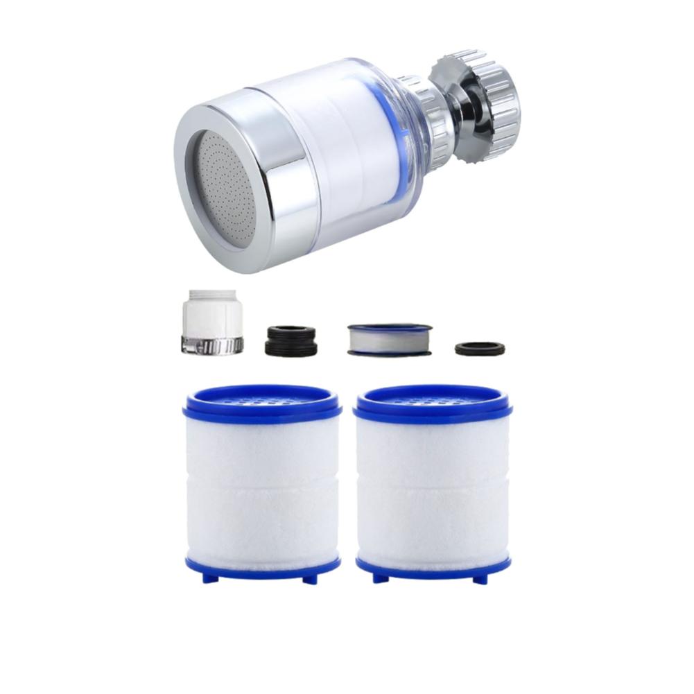 Faucet Filter Element Water Purifier Filter Remove Chlorine Heavy Metal Faucet Adapter PP Cotton Filtration for Kitchen Bathroom