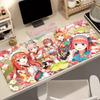 The Quintessential Quintuplets Anime Mouse Pad Gaming Desk Mat NonSlip Rubber Lock Edge Keyboard Pad Laptop Gamer Accessories