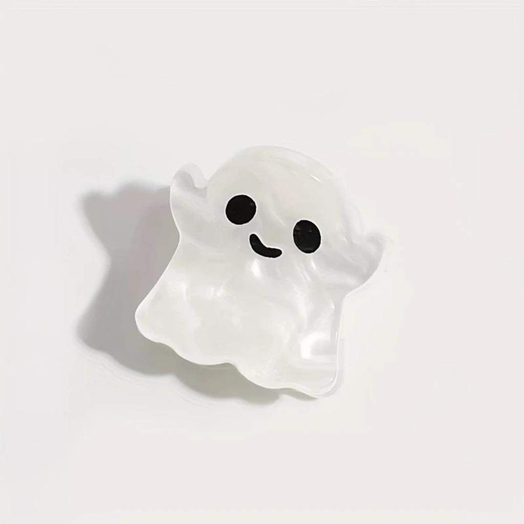 1Pc Mini Halloween Hair Claw Clips Cute Pumpkin/Spider/Black Cat/Ghost Snap Clips Bangs Holder Clips for Kids Women Girls
