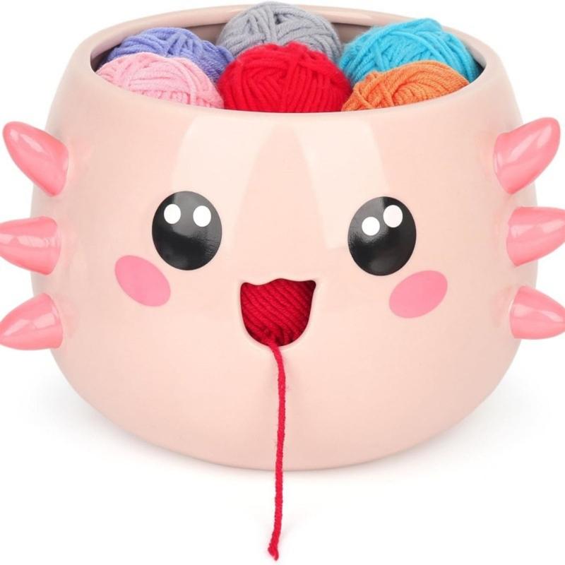 

Resin Yarn Bowl For Crochet Knitting With Nonslip Bottom Ensures Stability Prevents Tangles For Handmade Projects 1