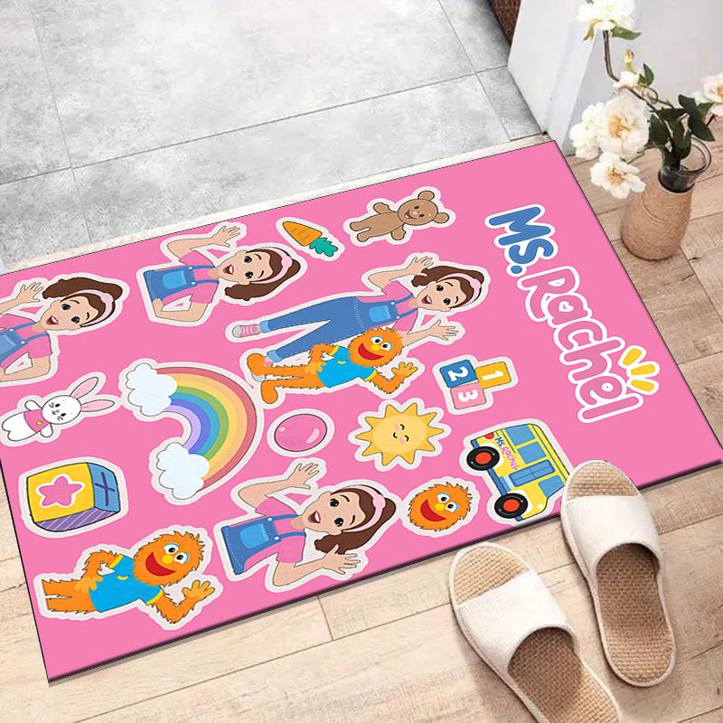 1pc Ms Rachel3 Design Printed Area Rug Carpet for Bedroom Living Room Home Decor Rugs Mat Non Slip Mat Rug for Bedside