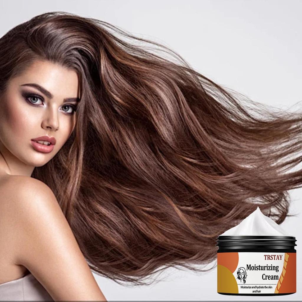 Reparieren Sie gespaltenes trockenes und strapaziertes Haar, füllen Sie Wasser auf, machen Sie es glatt, erfrischend, glänzend, ölkontrollierend und flauschig