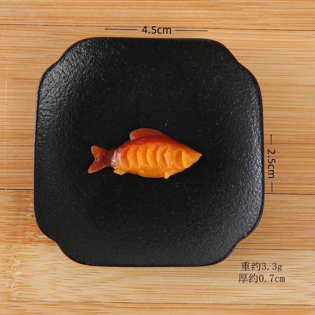 30PCS Simulation Braised Carp Fish Artificial Seafood Model Fake Food Kitchen Photography Props Window Display Ornament Toy