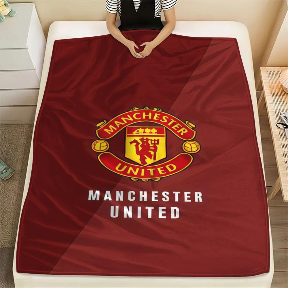 Elite MUFC Kaderdecke, Hohe Qualität, Bequem für alle Jahreszeiten, Heimdekoration, Wärme und Komfort