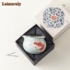 HOYIHM 111ml Firestone Red Hand-painted Koi Tea Pitcher Tea Divider Cha Hai Dispenser Justice Cup Fair Mug Tea Services Supplies