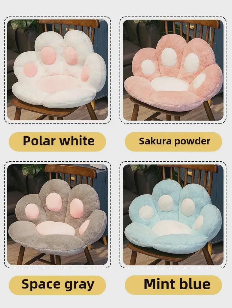 Cross-Border Creative Cat & Bear Paw Plush Cushion – All-in-One Sofa, Chair, and Floor Mat