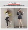 Women's 2024 Autumn Korean Style Thick-Soled Breathable Mesh Sneakers 