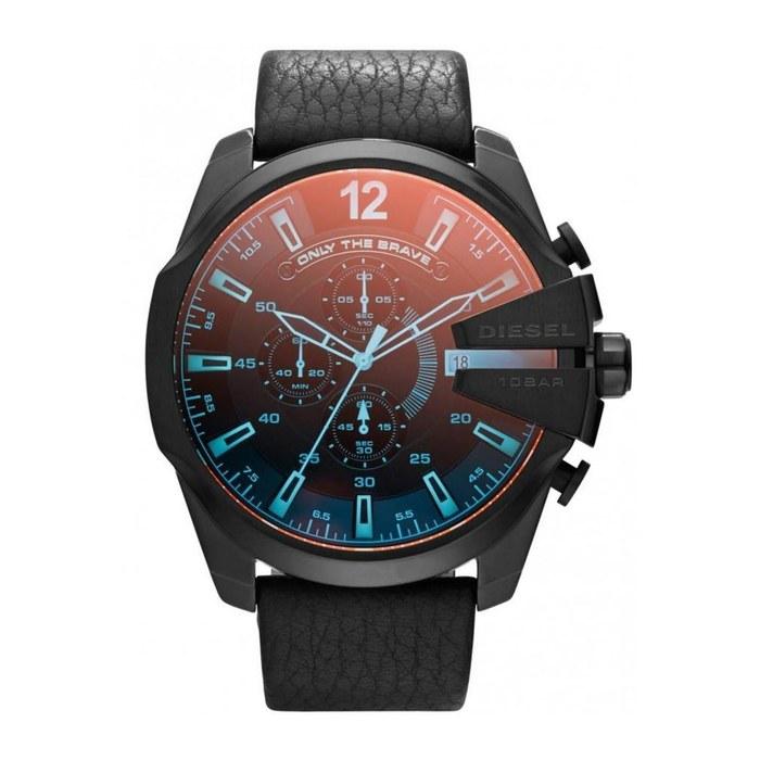DIESEL Men s Mega Chief Analog Dress Quartz Watch DZ4323 Black