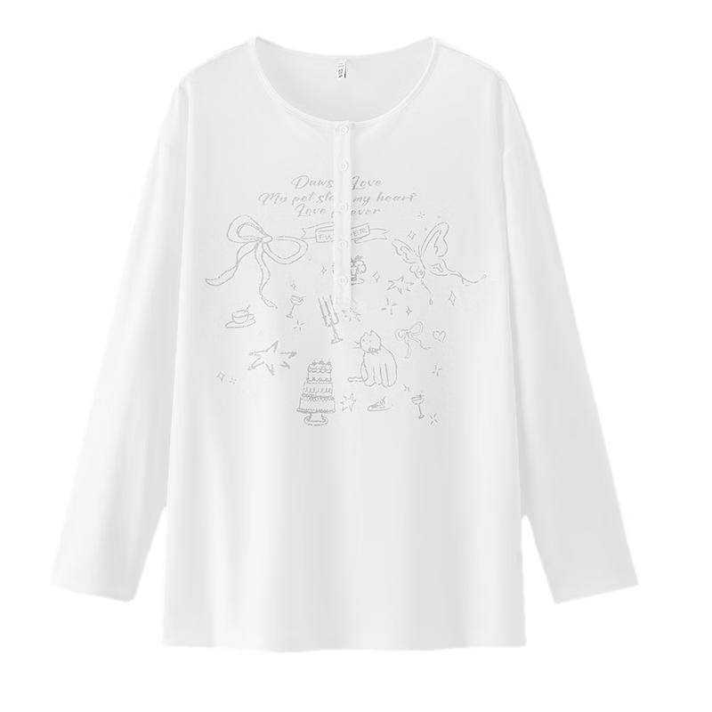 Semir Women's Oversize Printed Long Sleeve T-Shirt