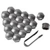 20 Stück 17mm 19mm 21mm Auto Radmutternkappen Auto Radnabenschraubenabdeckung Bolzen Felgen Äußere Dekoration Speziell So… Mehr