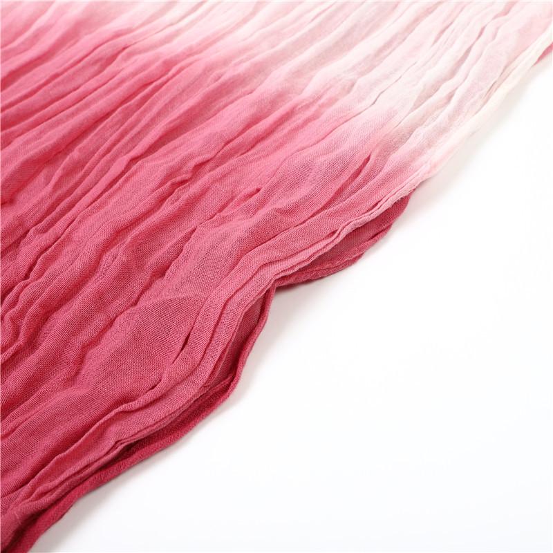 Extra Large Flowing Ethnic Dance Scarf - 120x260cm, Pure Cotton Silk Zen Gauze