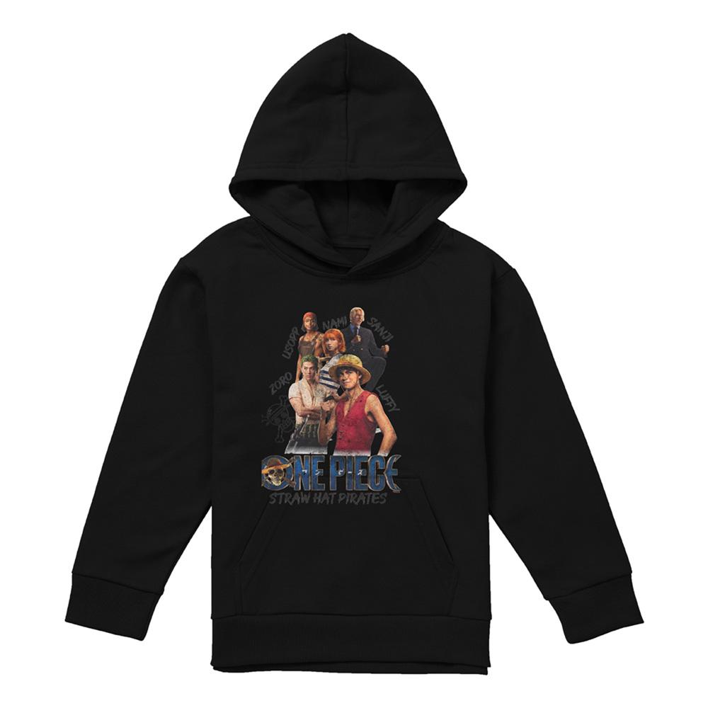 One Piece Live Action Childrens/Kids Straw Hat Hoodie