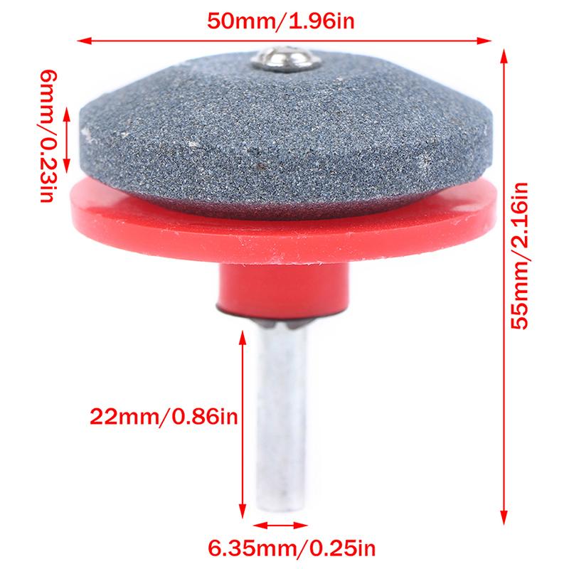 1 Pcs Lawn Mower Blade Sharpener Drill Lawnmower For Power Drill Cut Sharpener