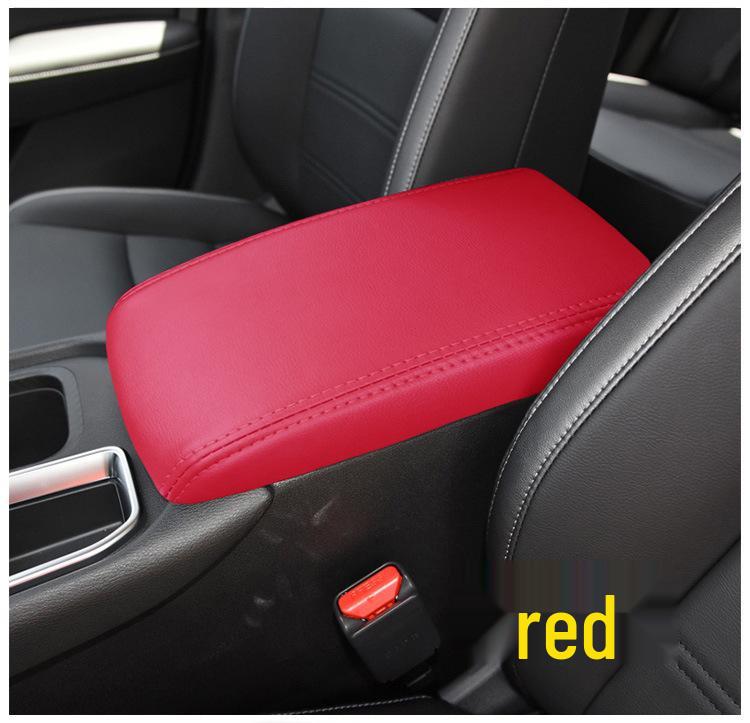14th Gen 20-21 Sylphy Center Console Box Cover - Genuine Superfiber Leather Armrest Protector