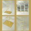 Eyeglasses Holder with Metal Frame Stylish Countertop Sunglasses Organiser Stand Eyewear Storage and Display Rack