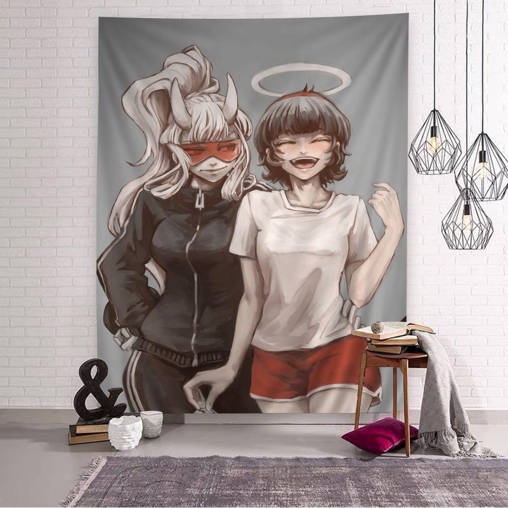 Helltaker Printed Large Wall Tapestry Hanging Tarot Hippie Wall Rugs Dorm Art Home Decor