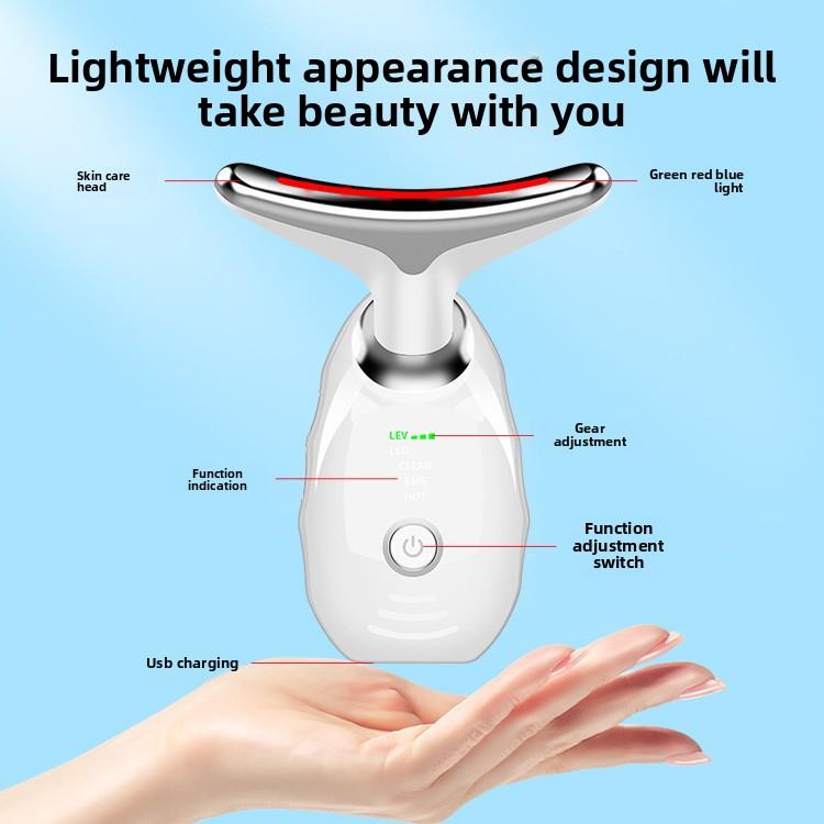 Neck Care Massager, Face Lifting and Firming Beauty Instrument, Neck Beauty Instrument for Removing Neck Lines Nasolabial Folds