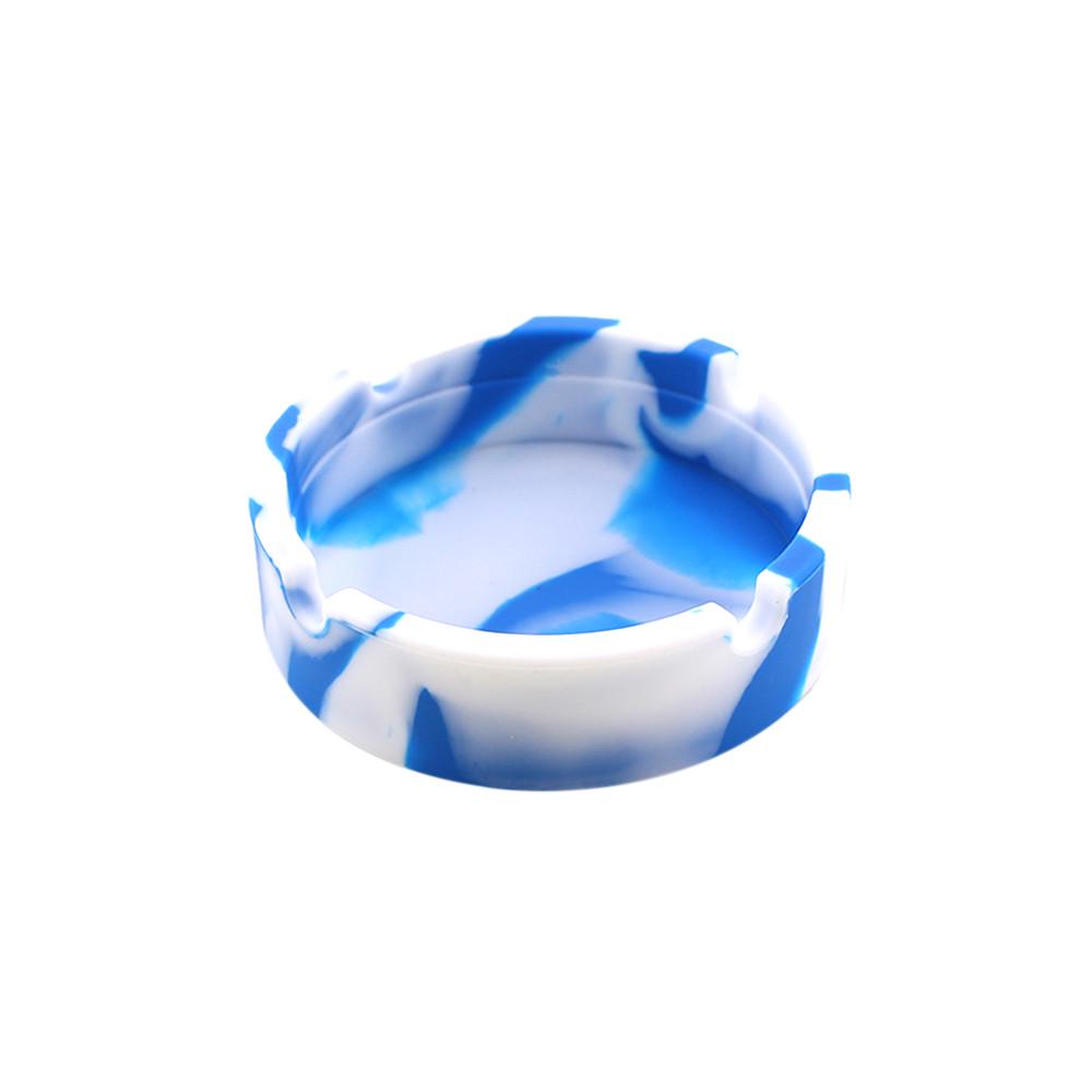 Silicone Rubber High Temperature Heat Resistant Round Design Ashtray