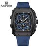 Top Brand NAVIFORCE 8070 Personalizado Men's Watch High Quality Original Brand Square Watches with Silicone Strap Reloj 2025