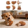 Engaging Dog Plush Squeaky Toy with Builtin Sound Maker Playtimes Interaction Indoor Entertainment Activity Toy
