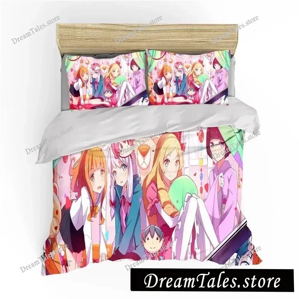 Fashion Japan Anime Cartoon Bedding Set 3D Print Christmas Gift Duvet Cover Sexy Girls Bed Quilt Cover Pillowcase Luxury Gift029