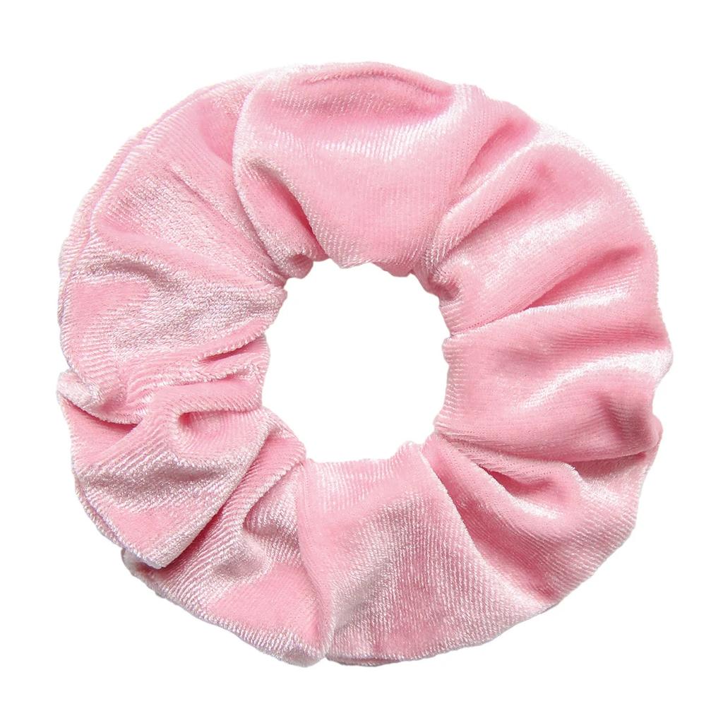 45 Colors Large Vintage Velvet Scrunchies Girls Elastic Hair Bands Ponytail Holder Ties Rubber Bands Fashion Women Accessories