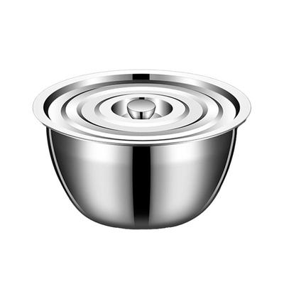 10-inch Multi-purpose 304 Stainless Steel Bowl with Lid