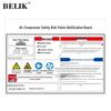 BELIK Safety Risk Notification Sign
