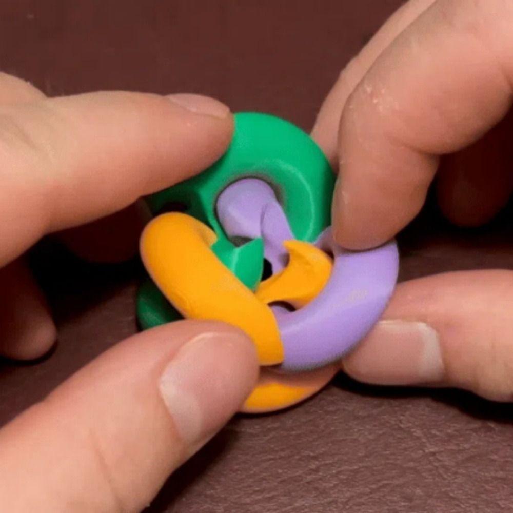 Rotating Infinite Foldable Cube Lightweight Spin Fidget Toys  Children Adults