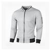 Classic Plaid Mens Hoodie Jacket With Zipper Closure For Casual Spring Wear