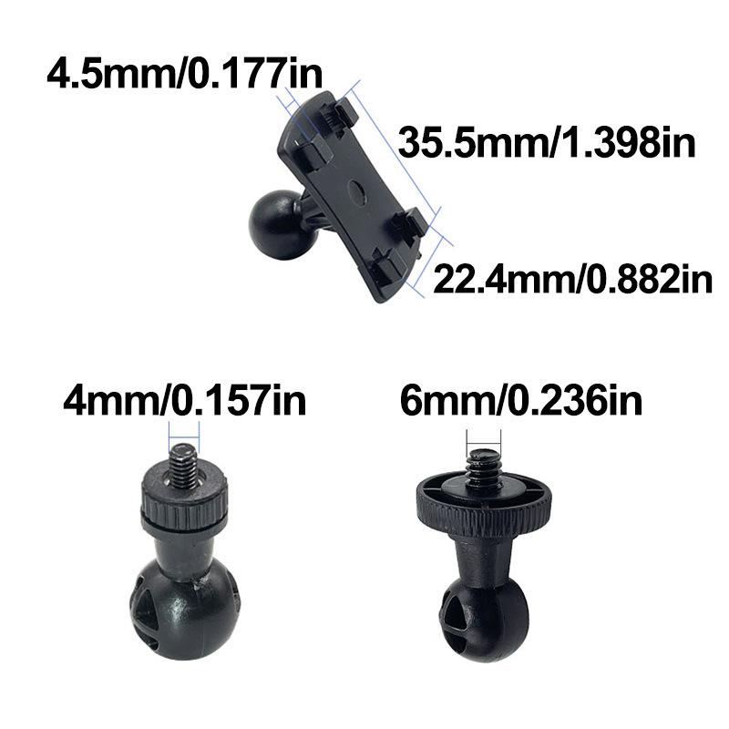 1 Pcs Rearview Mirror Mount For Car Camera (Rear) Car Rearview Mirror Bracket 360 Degree Adjustable