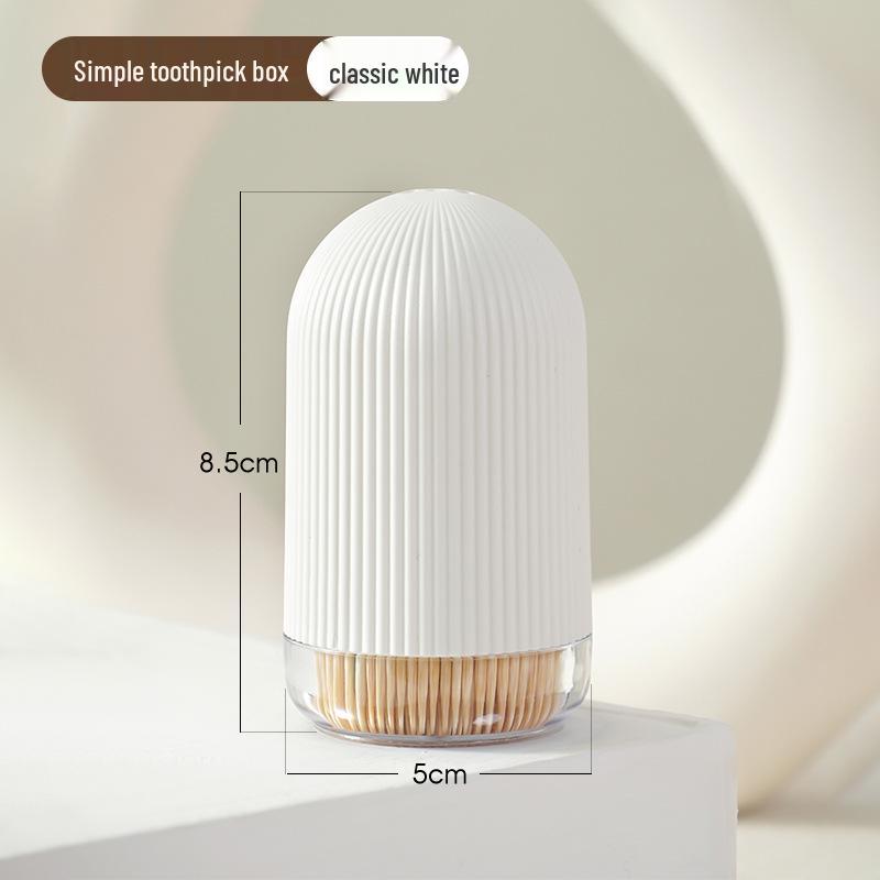 Elegant Toothpick & Swab Holder: High-End, Creative Storage for Toothpicks, Floss, and Cotton Swabs