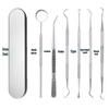 Dental Tools Kit: Stainless Steel Teeth Cleaner, Probe, Pick & Excavator for Oral Care