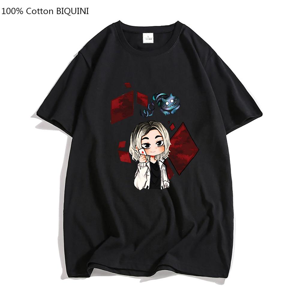 

Alice In Borderland Emblem Oversized Tshirt Men T Shirts Fashion Japanese Anime T-shirt Four Seasons 100% Cotton Short Sleeve 4XL
