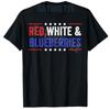 Red White and Blueberries Patriot Freedom TShirt Unisexs Fashion Letters Printed Saying Tee Novelty Gift Cotton Political Outfit