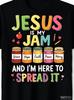 Jesus Is My Jam I'm Here To Spread Christian Bible TShirt Unisex Retro Faith App