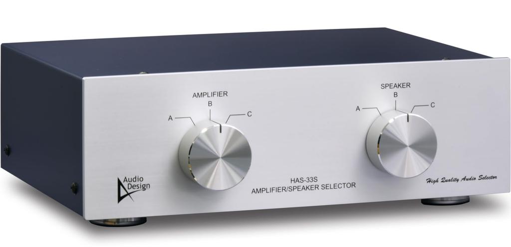 Audio Design AmplifierSpeaker Selector HAS-33S