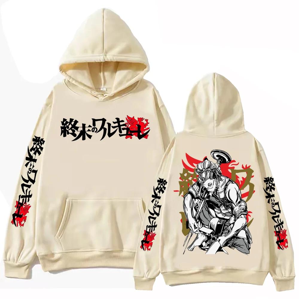 Japanese Anime Printed Hoodie Women Men Casual Loose Harajuku Autumn Winter Pullover Fleece O-Neck Long Sleeve Sweatshirts