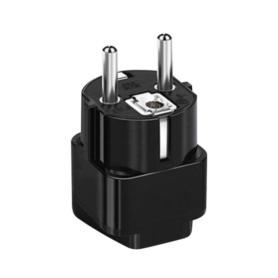 Travel Adapter Stable Output Strong Power Sturdy 10A Multipurpose Charging ABS European Standard Conversion Plug Business Abroad Supply