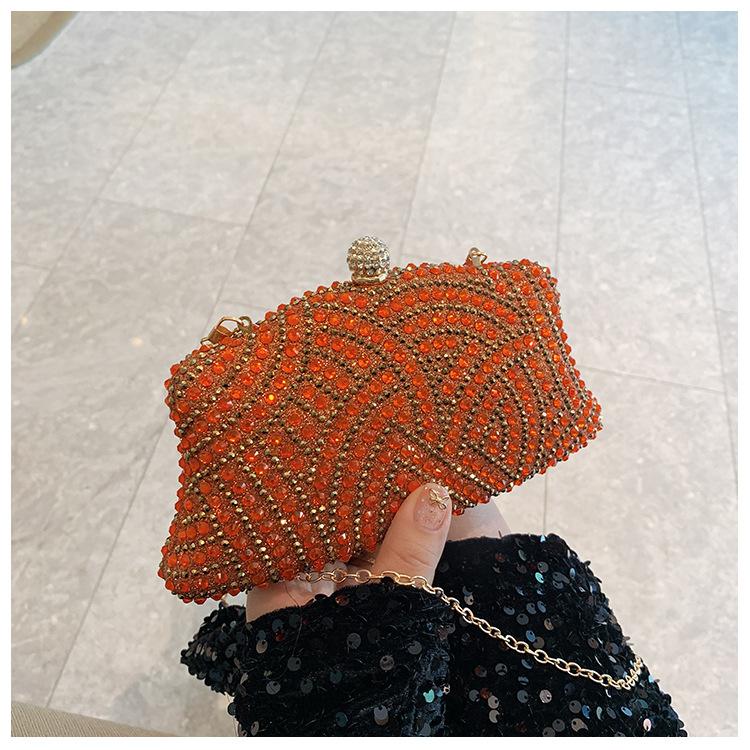 Modische Damen Glänzende Strass Dinner Tasche Kann mit Kleid Abendtasche Mode Temperament Elegante Clutch Tasche kombiniert werden