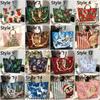 Large Capacity Christmas Print PVC Tote Bag Waterproof Christmas Hand Tote Commute Tote Bag  Work