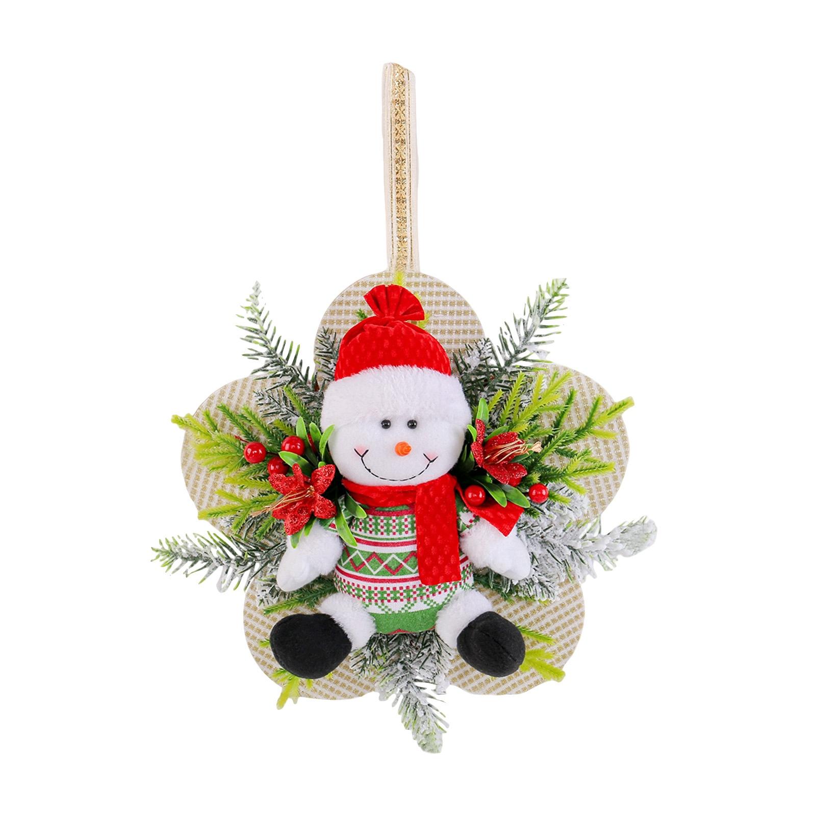 

Christmas Tree Decorative Pendants, Garland Decorative Pendants, Plush Holiday Dress-up And Festive Atmosphere Decorative Pendants One Size