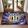 Juventus FC Design Crystal Velvet Rug Soft Decorative Mat for Bedroom Entrance