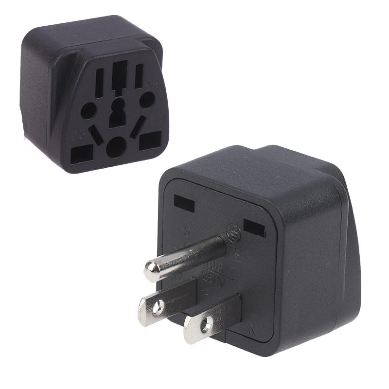 Neues universelles USA-Reiseladegerät Japan-Adapter Konverter Deutschland Russland AU UK KR EU nach US AC-Steckdose Amerika Stecker