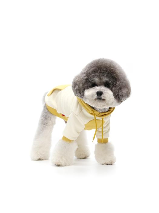 KINIKINI BEAR HOODIE-YELLOW (Hood) XXL