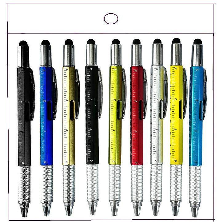 

Six-in-One Dual-Use Outdoor Pen with 2 Heads 1.0mm Black